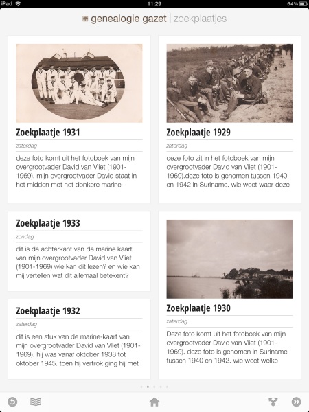 Genealogie Gazet op de iPad - view 6
