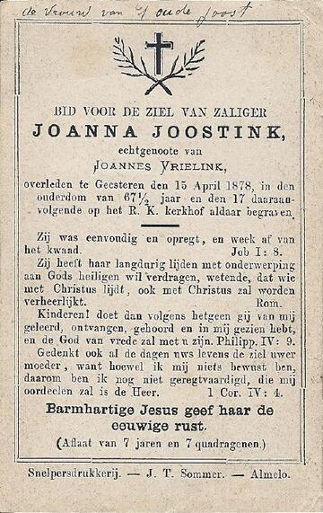 Illustration d'une publication à Genealogie Online
