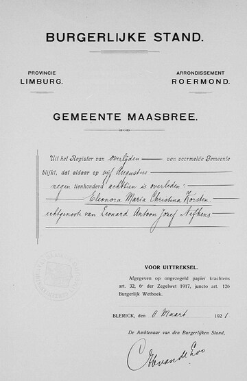 Afbeelding van een publicatie op Genealogie Online