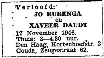 verloving Jo en Xaveer