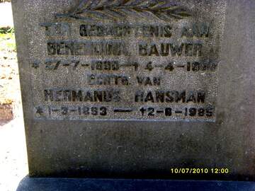 Afbeelding bij Hermannus Josephus Hansman