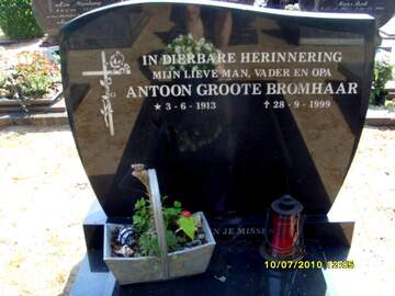 Afbeelding bij Antonius Johannes Groote Bromhaar