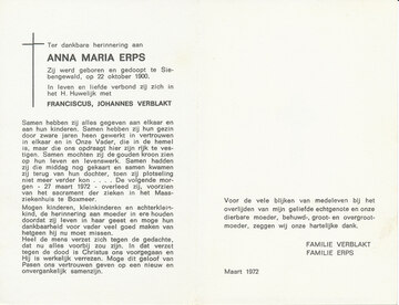 Afbeelding bij Anna Maria  Erps