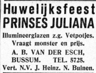 Afbeelding bij Arie Bastiaan van der Esch