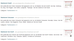 Opname in Stamboom Gids