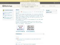 Screenshot van website