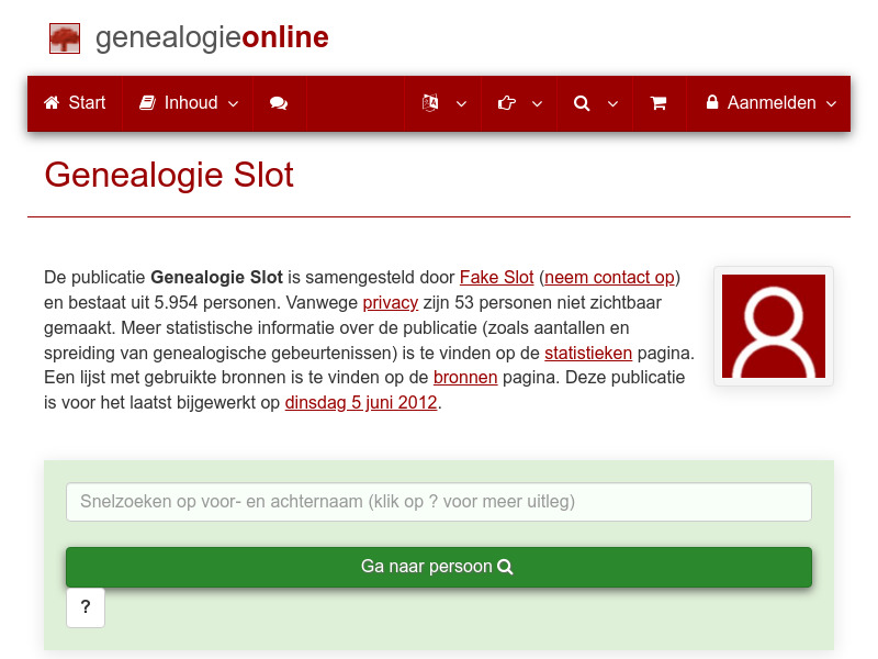 Slot genealogy